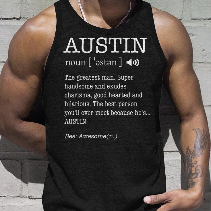 The Name Is Austin ファニーギフト 大人 定義 メンズ タンクトップ 彼への贈り物