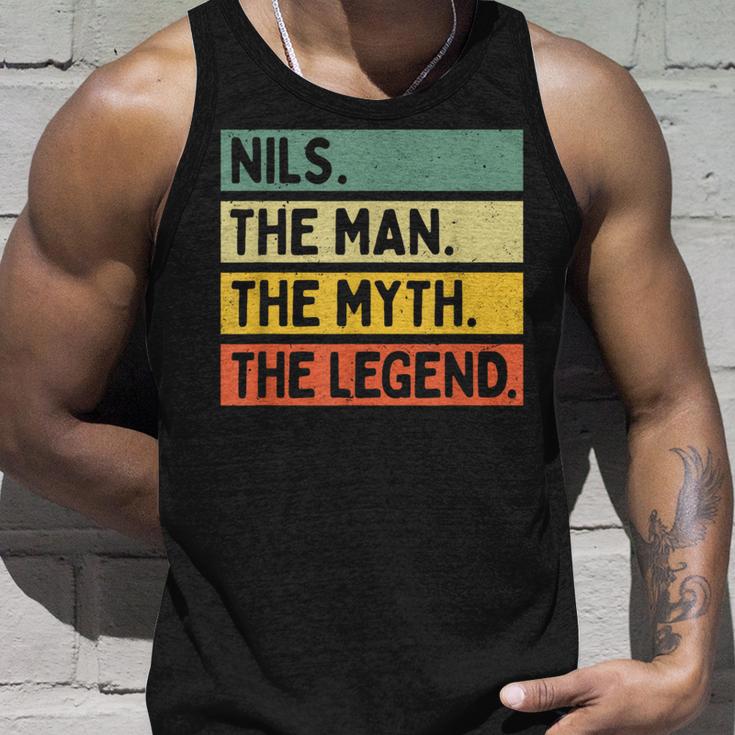 Nils The Man The Myth The Legend面白い名言 タンクトップ 彼への贈り物