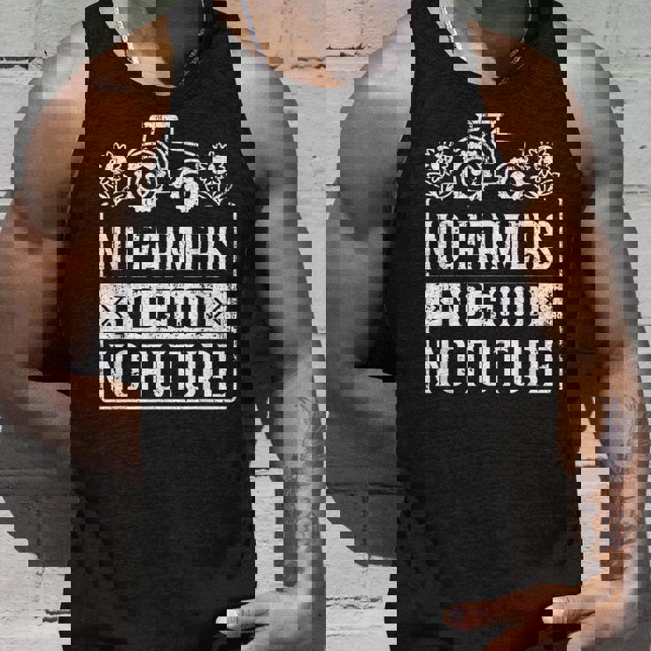 No Farmers No Food No Future ファーマー 農場農場農業 タンクトップ 彼への贈り物