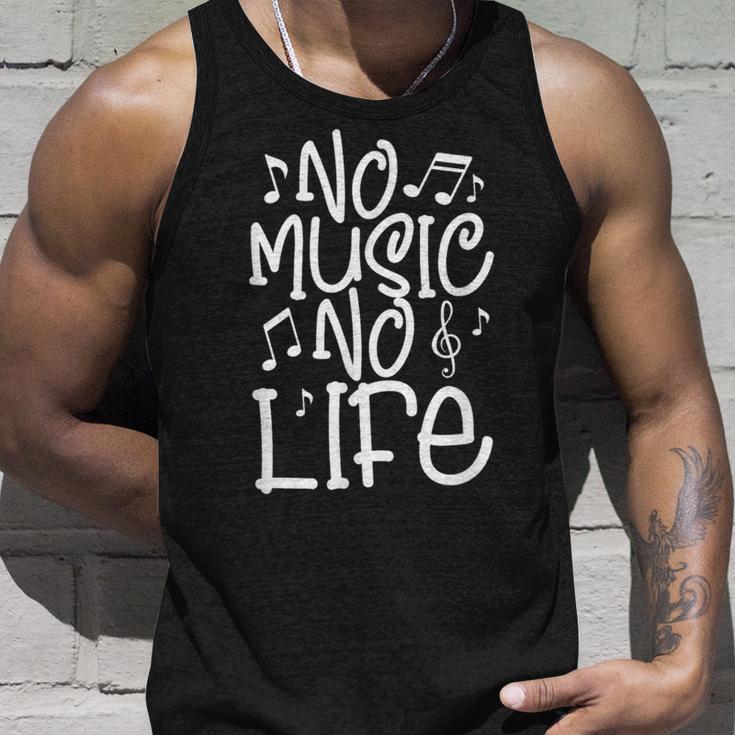 No Music No Life ミュージシャン Djバンド 音符 タンクトップ 彼への贈り物