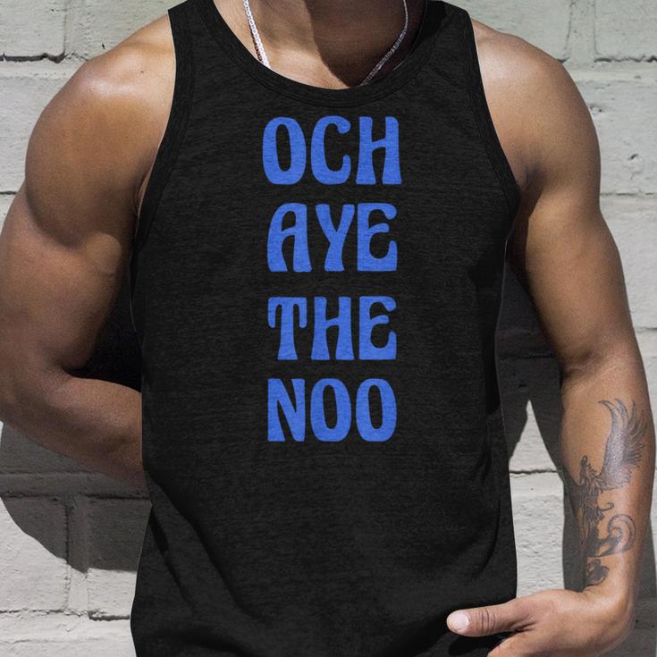 Och Aye The Noo ファニー・スコティッシュ・ジョーク タンクトップ 彼への贈り物