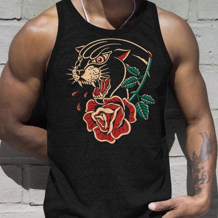 Panther Rose アメリカントラディショナルタトゥーインク オールドスクール タンクトップ 彼への贈り物