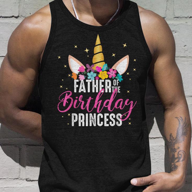 Papà Della Festeggiata Padre Regalo Di Compleanno Unicorno Canotta Regalos para él