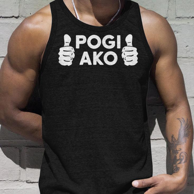 Pogi Ako おもしろフィリピンtシャツ タンクトップ 彼への贈り物