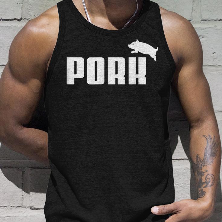 Pork – 面白いtシャツ Bbqスモーカーベーコン愛好家用 タンクトップ 彼への贈り物