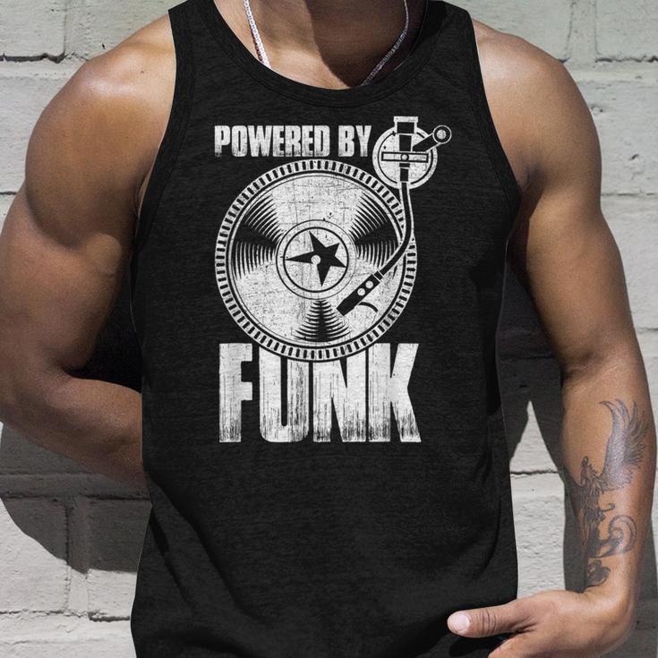 Powered By Funk Music 70年代 & 80年代 ビニール タンクトップ 彼への贈り物