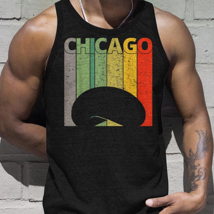 Retro Chicago Intage Chicago Bean Cloud Gate タンクトップ 彼への贈り物