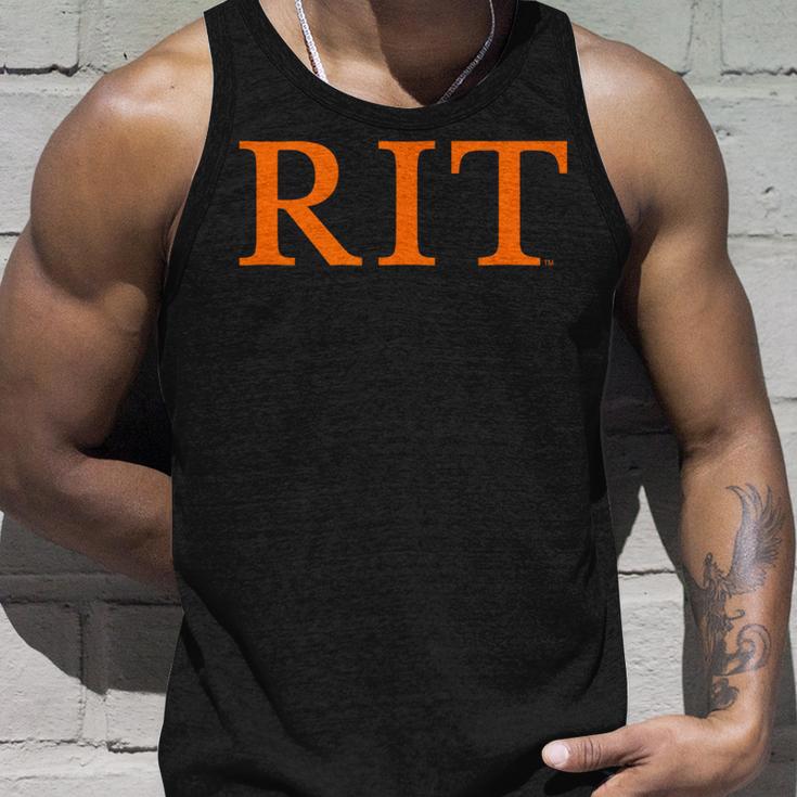 Rochester Institute Of Technology Rit Orange Type タンクトップ 彼への贈り物