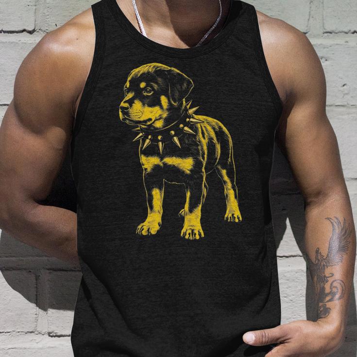 Rocker ロットワイラー パンク メタル ロックンロール ミュージック ドッグ 長袖tシャツ タンクトップ 彼への贈り物