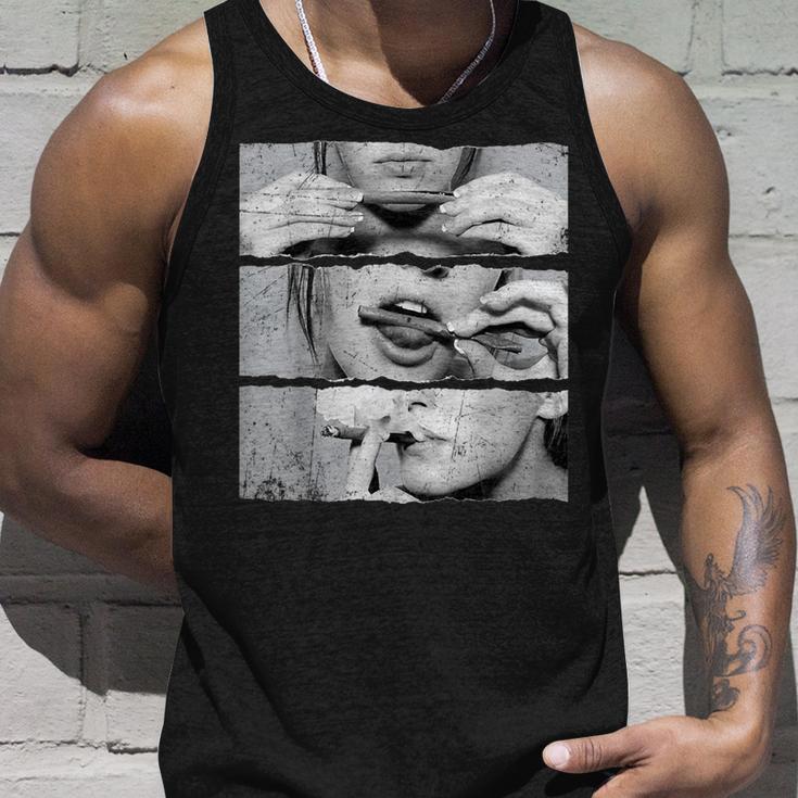 Roll It Lick Itmoke It マリファナポットウィードメンズtシャツ タンクトップ 彼への贈り物