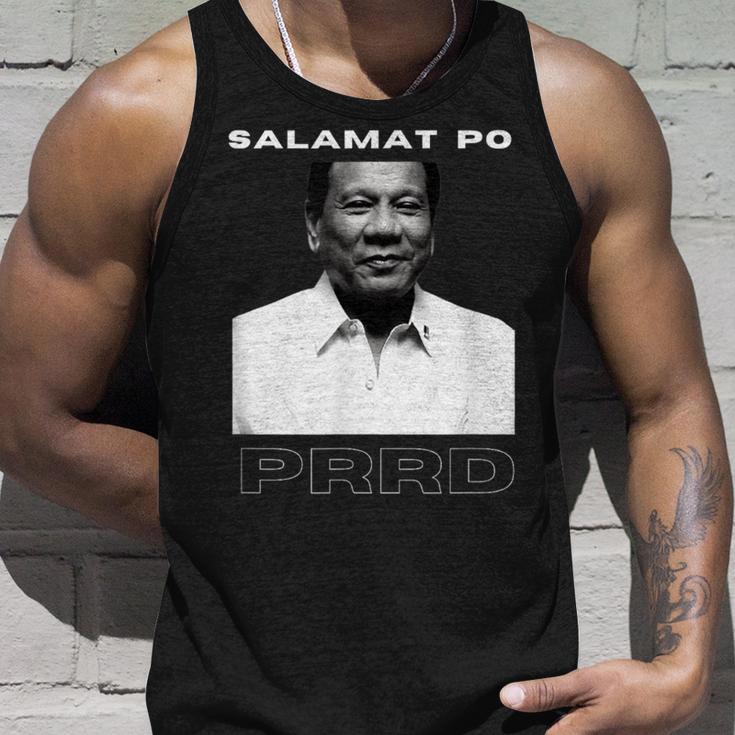 Salamat Po Prrd ありがとう社長ドゥテルテ・ピノイピネー タンクトップ 彼への贈り物