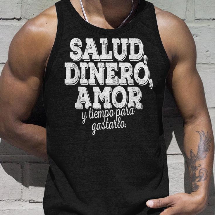 Salud Dinero Amor Y Tiempo Para Gastarlo タンクトップ 彼への贈り物