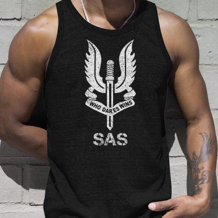 Sas 特殊部隊 スナイパー退役軍人 ビンテージフラッグ 7月4日 タンクトップ 彼への贈り物