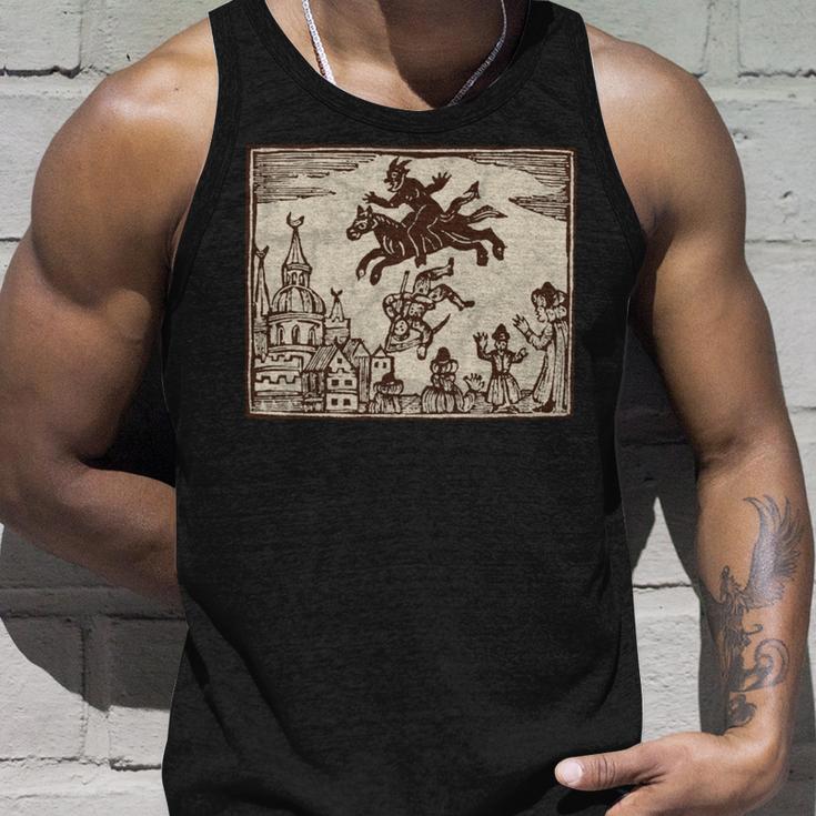 Satanic Occult Midnight Ride ゴスホラー 美的 木版画 長袖tシャツ タンクトップ 彼への贈り物
