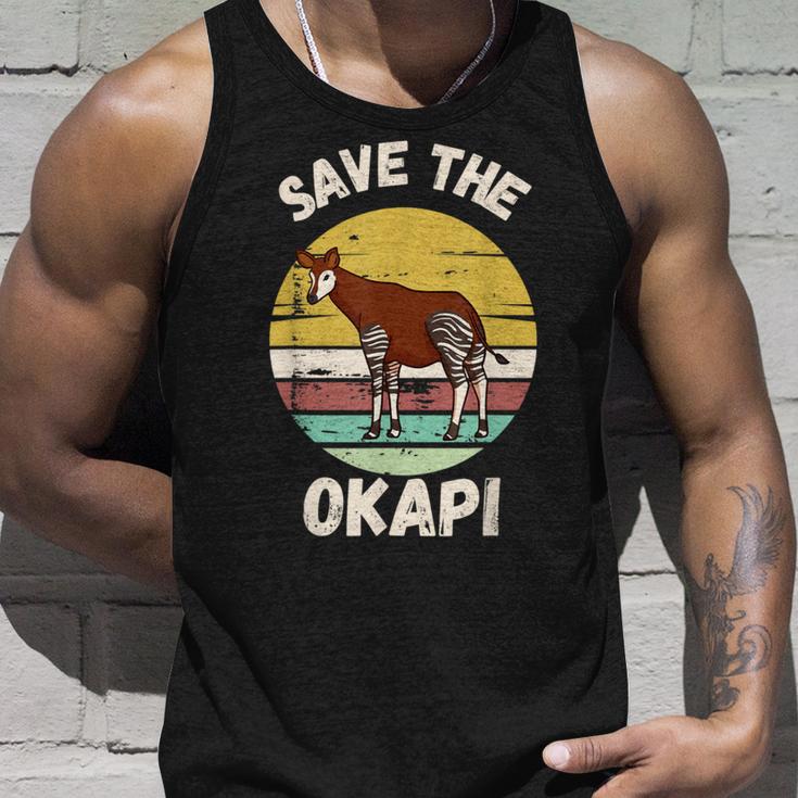 Save The Okapi コンゴキリン オカピ タンクトップ 彼への贈り物