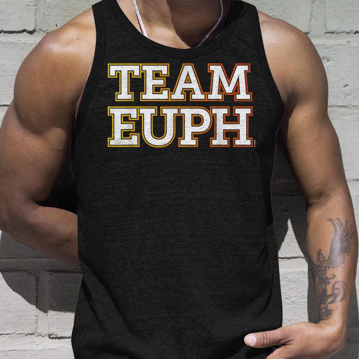 Team Euph Team Euphonium 吹奏楽部「チームユーフ」 おかしなユーフォニアム タンクトップ 彼への贈り物