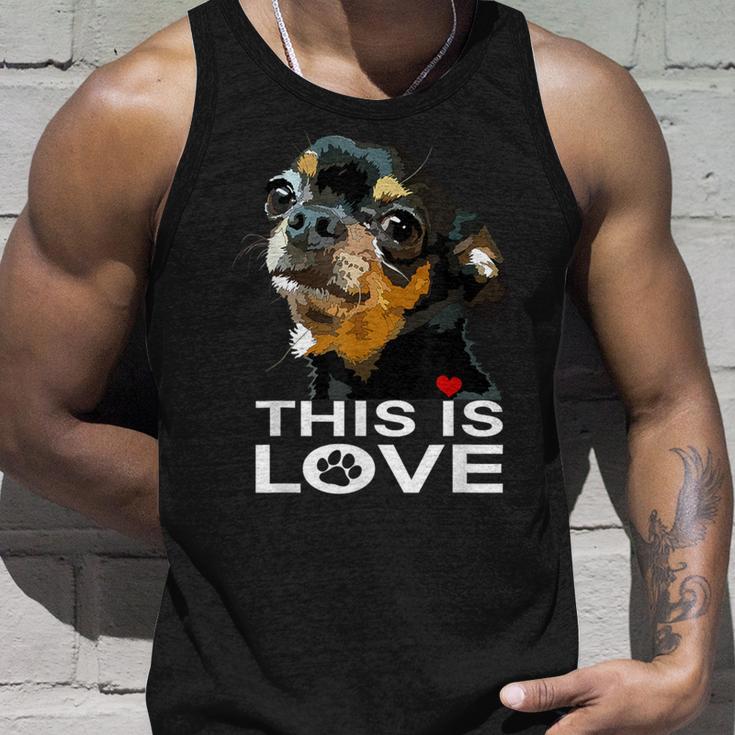 This Is Love And Tan チワワ犬 タンクトップ 彼への贈り物