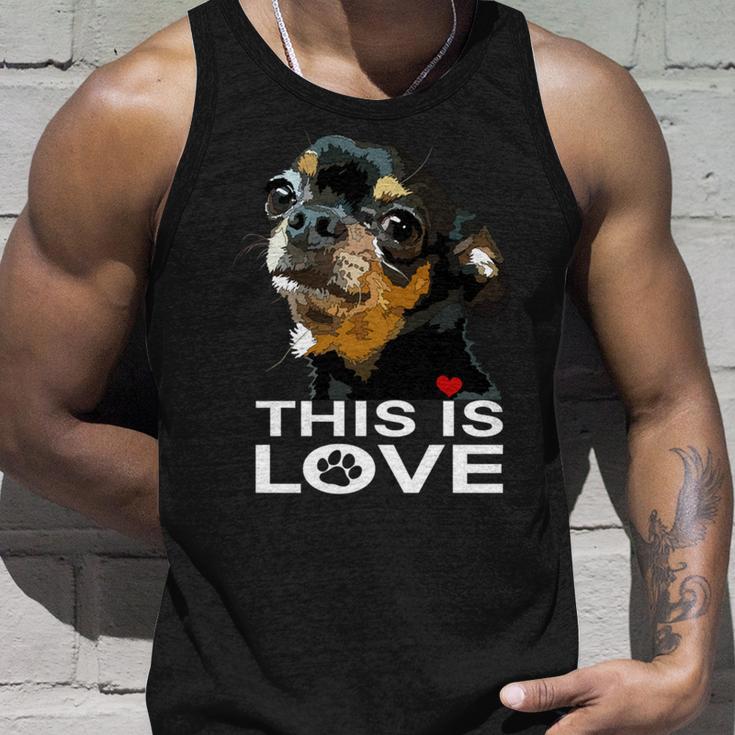 This Is Love And Tan チワワ犬 長袖tシャツ タンクトップ 彼への贈り物