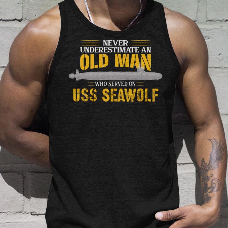 Ussシーウルフssn-21サブマリン 長袖tシャツ タンクトップ 彼への贈り物