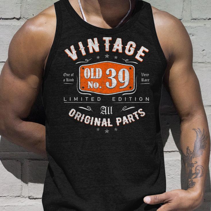 Vintage 1983 ヴィンテージ 1983年生まれ 39歳の誕生日ギフトアイデア 39歳 タンクトップ 彼への贈り物
