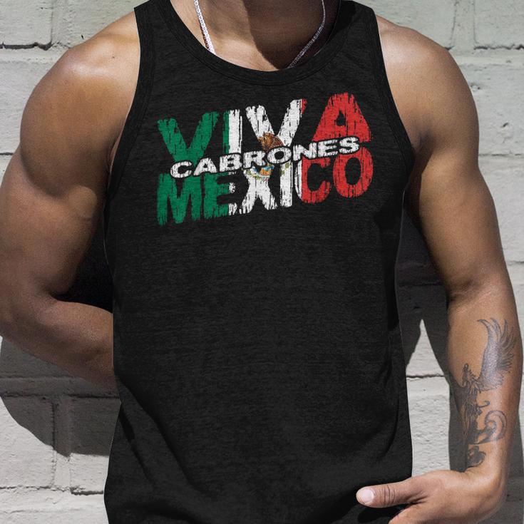 Viva Mexico Cabrones メキシコ独立 メキシカン国旗 タンクトップ 彼への贈り物