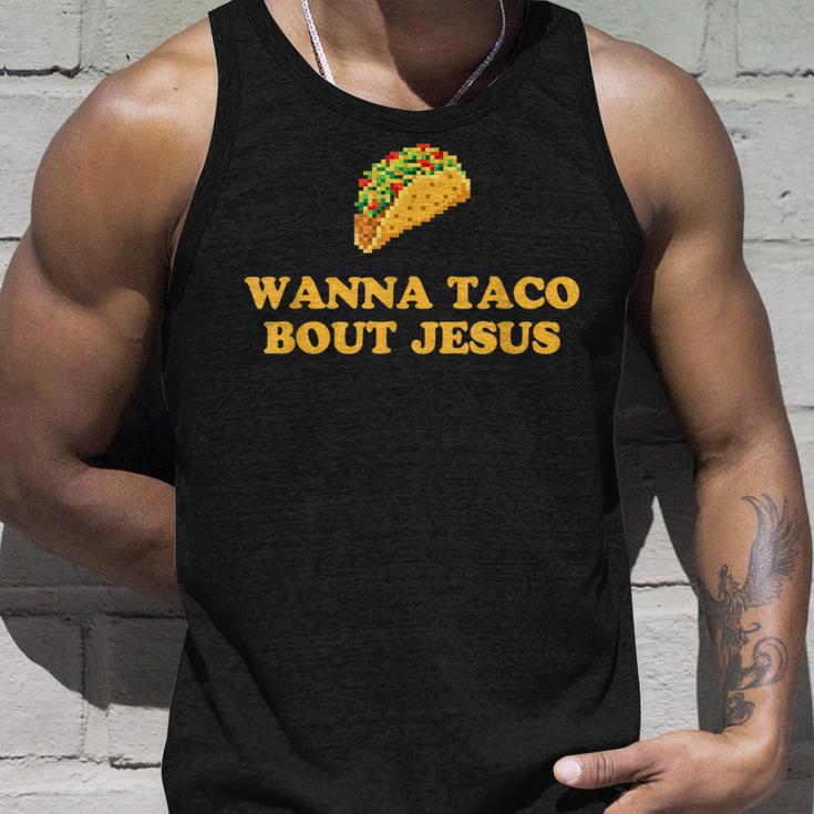 Wanna Taco Bout Jesus タンクトップ 彼への贈り物