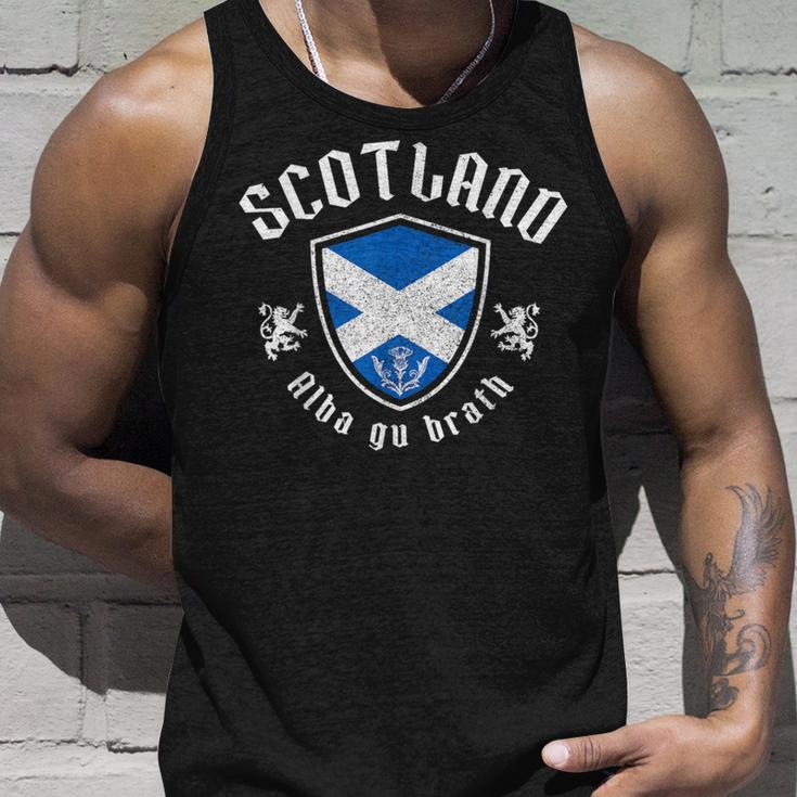We Lovecotland Alba Gu Brath スコットランド国旗 プライド ヴィンテージ タンクトップ 彼への贈り物