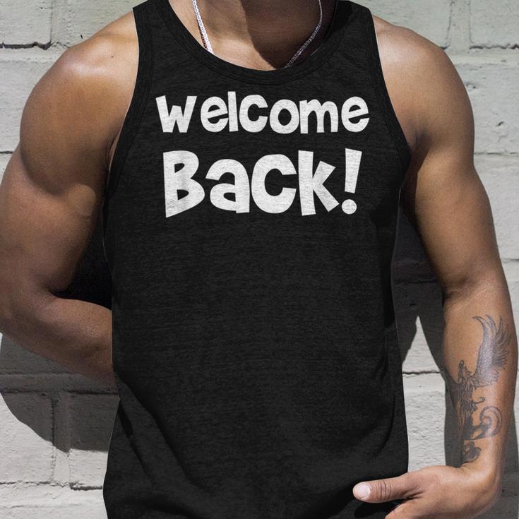Welcome Back The Journey Is To EndWelcome Come タンクトップ 彼への贈り物