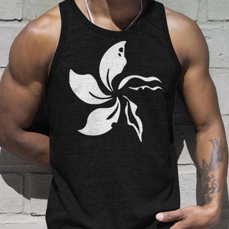 Wilted Bauhinia Flag 2019 香港抗議 タンクトップ 彼への贈り物