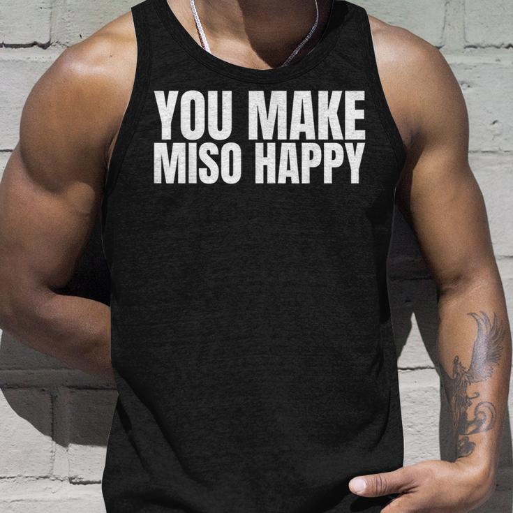 You Make Miso Happy Food Lover タンクトップ 彼への贈り物