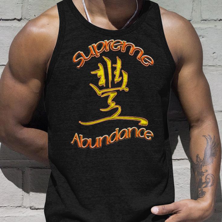 「Supreme Abundance」グラフィックデザイン タンクトップ 彼への贈り物