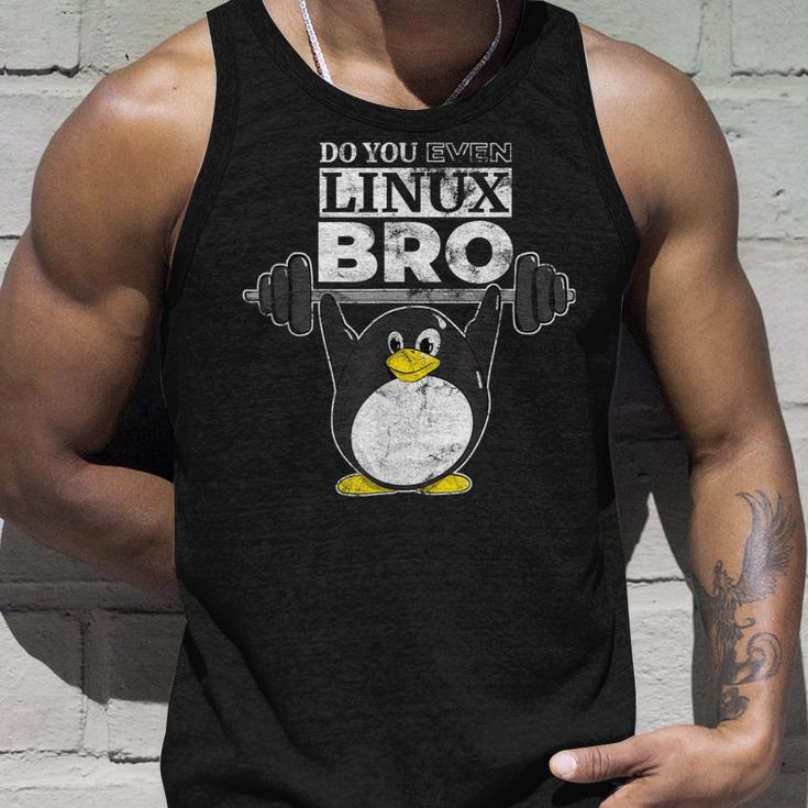 あなたもlinuxのbro Linuxのペンギンは、重量を持ち上げるか タンクトップ 彼への贈り物