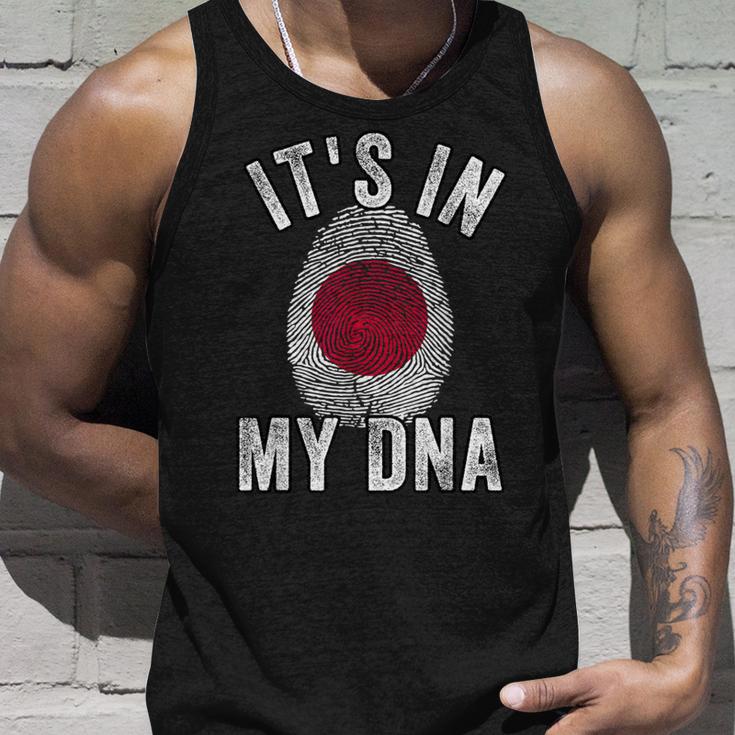 おかしな It's In My Dna 日本国旗 指紋 タンクトップ 彼への贈り物