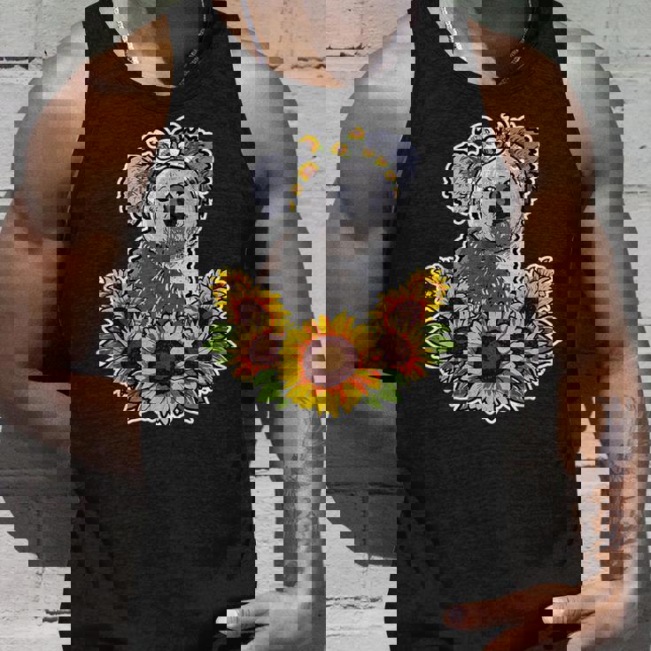 かわいいコアラベア ポイズンひまわりデココアラ タンクトップ 彼への贈り物