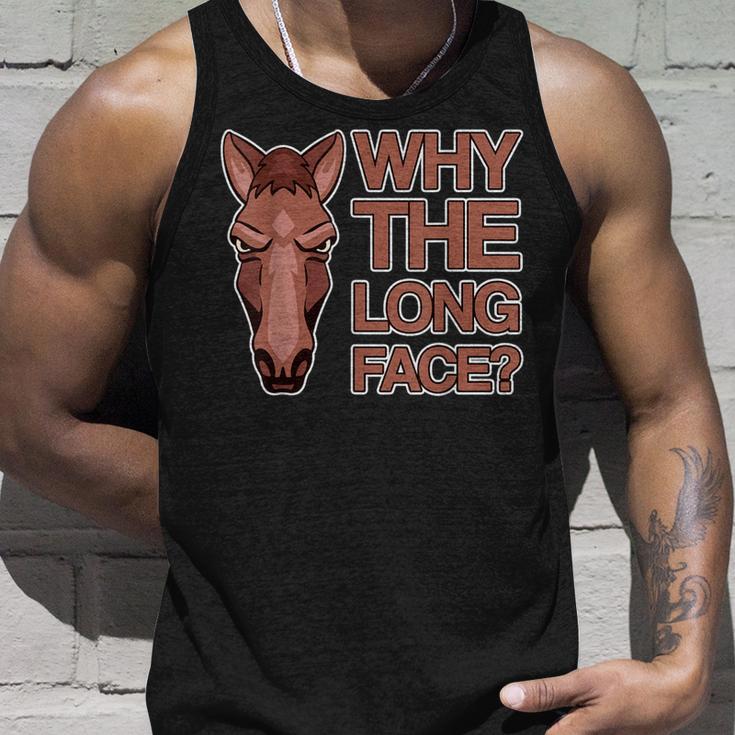 なぜ顔が長いのか Why The Long Face タンクトップ 彼への贈り物