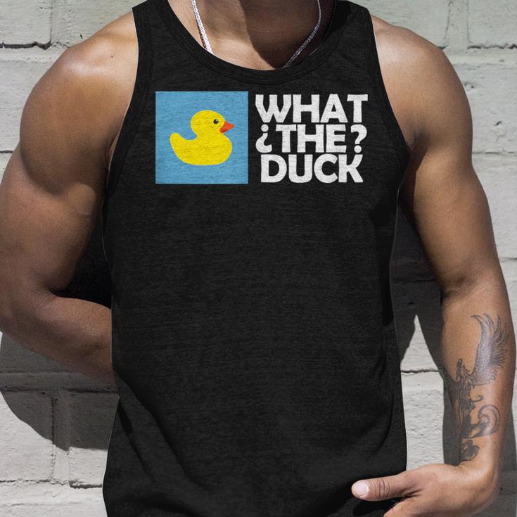 なんてアヒル なんてアヒルの面白いtシャツ タンクトップ 彼への贈り物