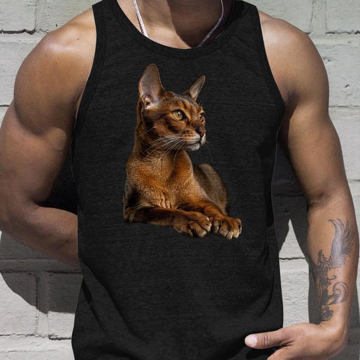 アビシニアン猫 長袖tシャツ タンクトップ 彼への贈り物