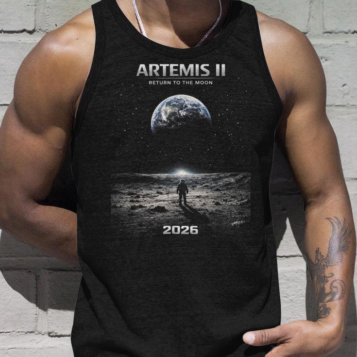 アルテミス 宇宙飛行士ミッション トゥ・ザ・ムーン 2026 ロケットアルテミス2 タンクトップ 彼への贈り物
