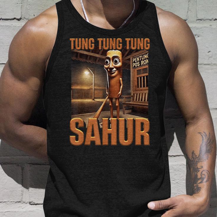 インターネット 陽気なミーム Aiキャラクター Tung Tung Tungahur タンクトップ 彼への贈り物