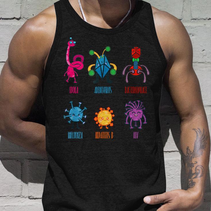 ウイルス学者のためのかわいいウイルスtシャツ タンクトップ 彼への贈り物