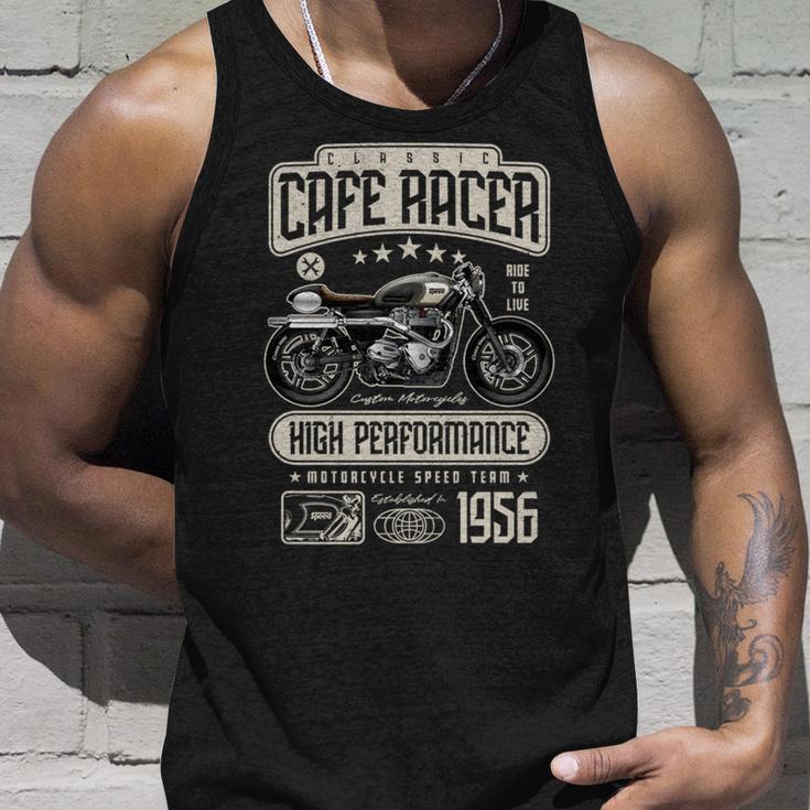 カフェ レーサー バイクの誕生日 1956 年生まれのバイカー 長袖tシャツ タンクトップ 彼への贈り物