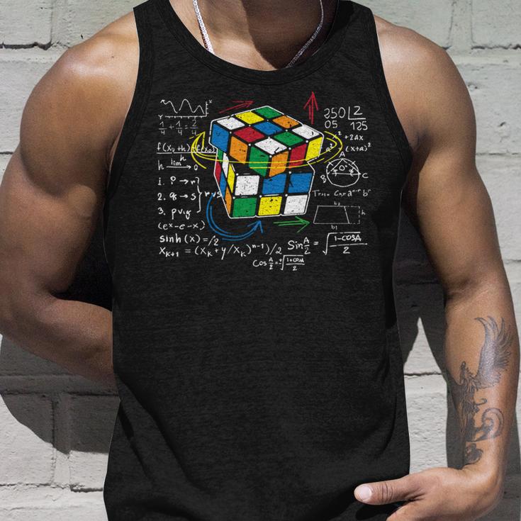 キューブマジック 数学方程式 レトロ オタクルービック 長袖tシャツ タンクトップ 彼への贈り物