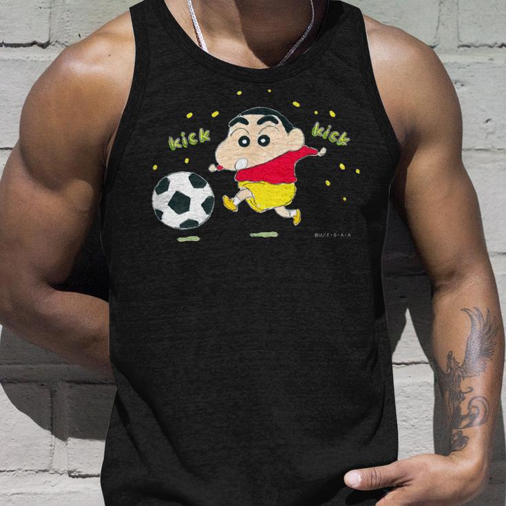 クレヨンしんちゃん しんちゃんとサッカー タンクトップ 彼への贈り物