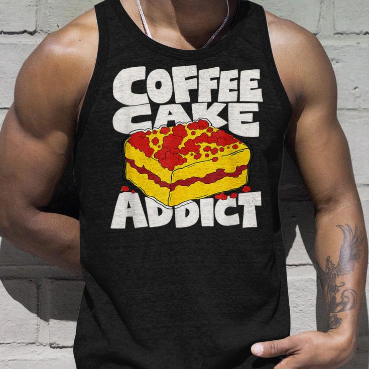 コーヒーケーキ好きのレトロなグラフィック。 タンクトップ 彼への贈り物