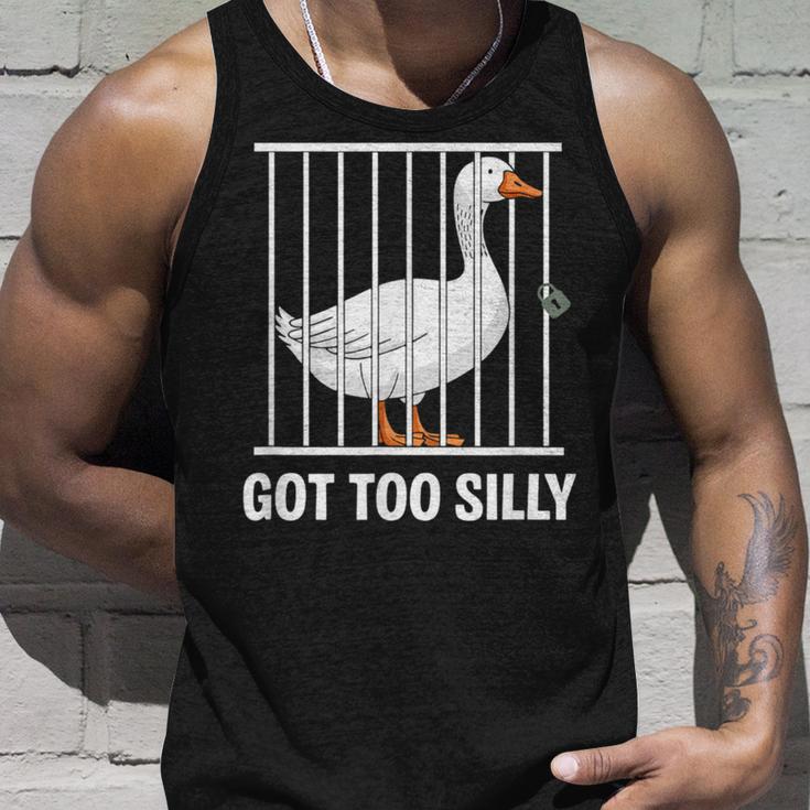 シリー・グースtシャツバカになりすぎた タンクトップ 彼への贈り物