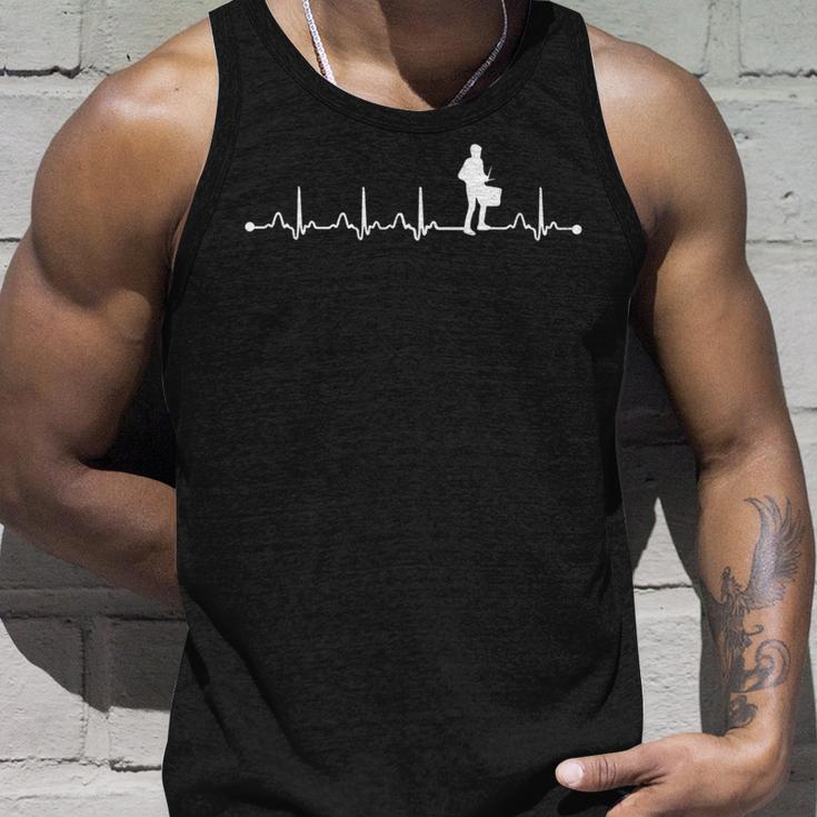 スネアドラムキット ハートビートシャツ ハートビート ラブギフト 長袖tシャツ タンクトップ 彼への贈り物