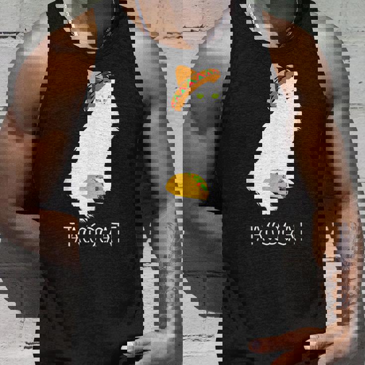 タコキャット-楽しい猫の回文 タンクトップ 彼への贈り物