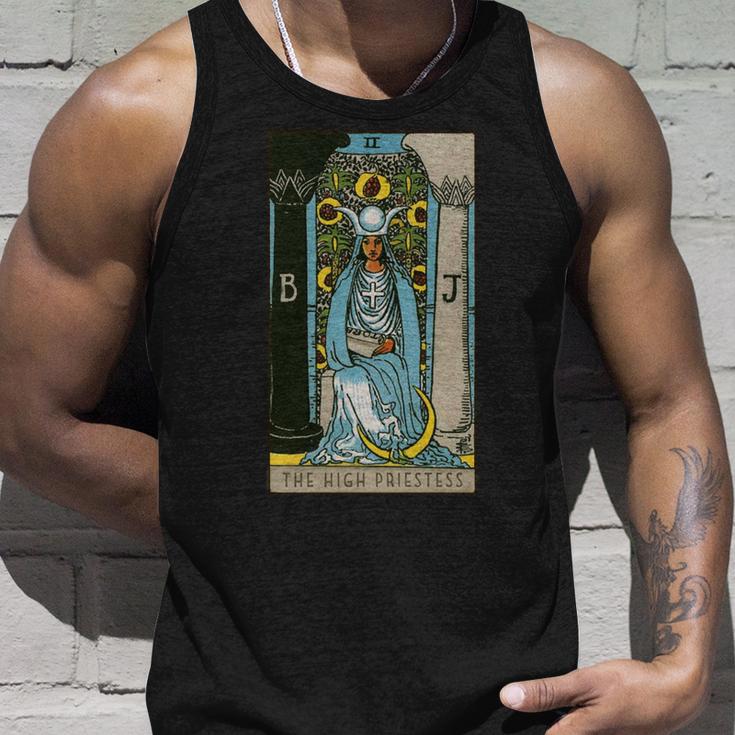 タロットカード The High Priestess ビンテージカード2 長袖tシャツ タンクトップ 彼への贈り物
