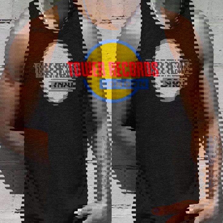 タワーレコード ロンドン 音楽 レトロ ヴィンテージ タンクトップ 彼への贈り物