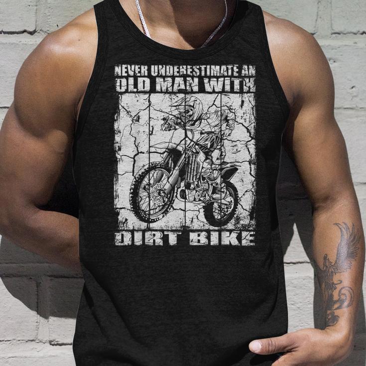 ダートバイクオールドマン タンクトップ 彼への贈り物